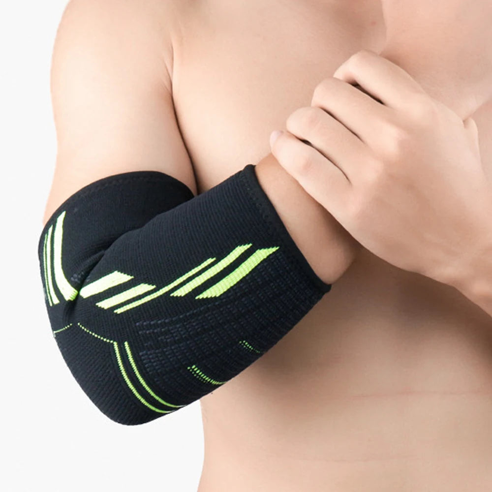 Elbow Support Elastic Gym Sport Elbow Protective Pad Absorb Sweat Sport Basketball Volleyball Tennis Arm Sleeve Elbow Brace