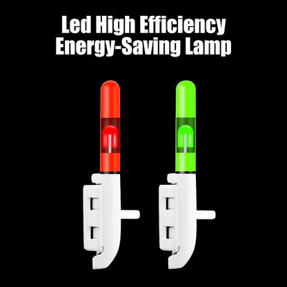LEYDUN 2 Pcs/Set FLash Electronic Fishing Rod Tip Light Rods Led Bells Light Rods Bite Alarms Tools Cr425 (Batteries Included)