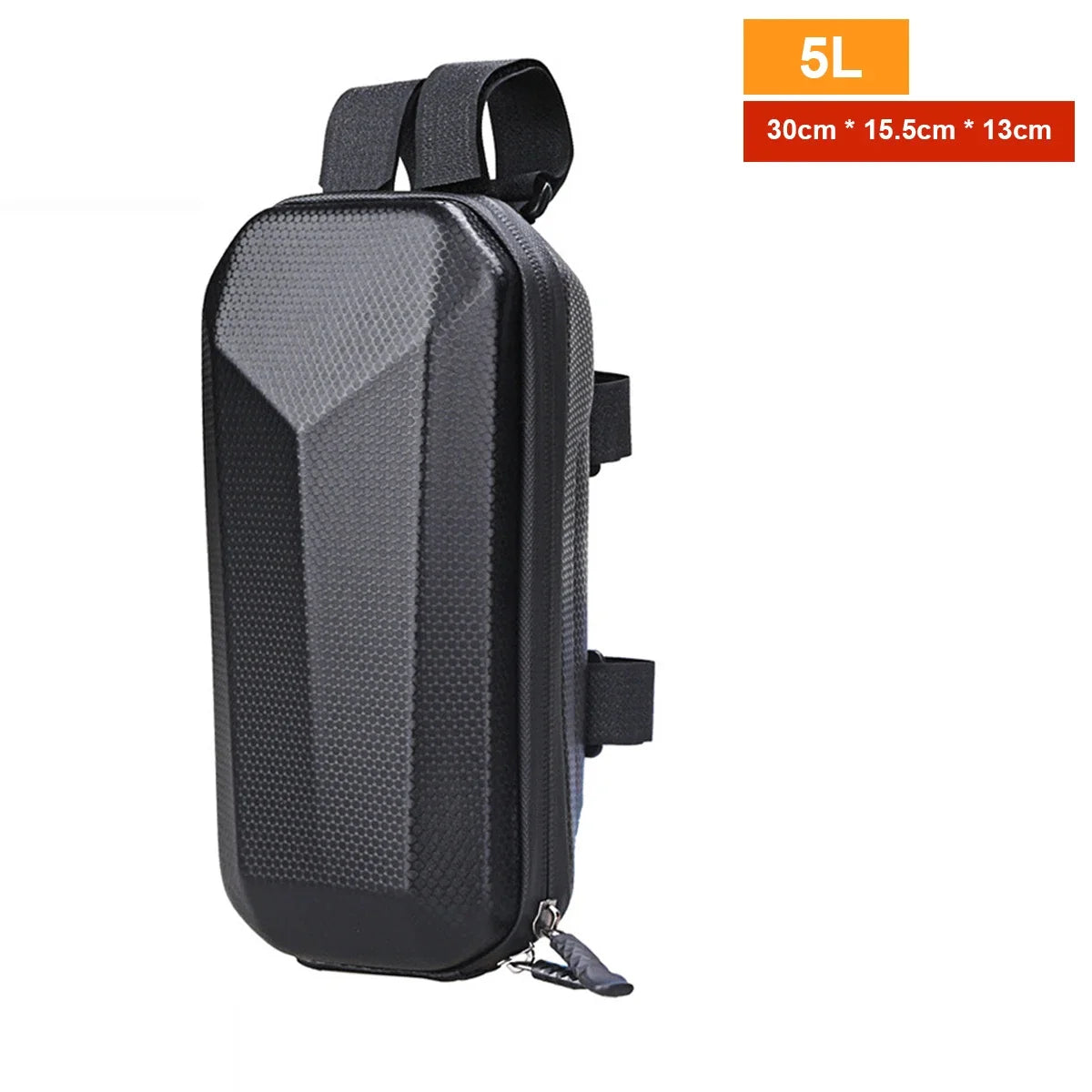Waterproof E-Bike Front Bag 5L Big Capacity Scooter Tube Bag Wear-resistant Hard Shell Bicycle Storage Bag Bike Accessories