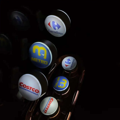 3d Magnetic Fridge Stickers Convenience Store Magnets Light Signs Ornaments Sam'S Supermarket Luminous Light Box Decorative