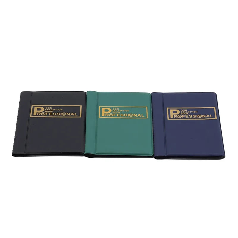 480/120 Coins Storage Book Commemorative Coin Collection Album Holders Collection Volume Folder Hold Multi-Color Empty Coin