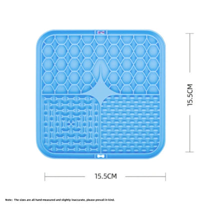 Pet Lick Silicone Mat for Dogs Pet Slow Food Plate Dog Bathing Distraction Silicone Dog Sucker Food Training Dog Feeder Supplies