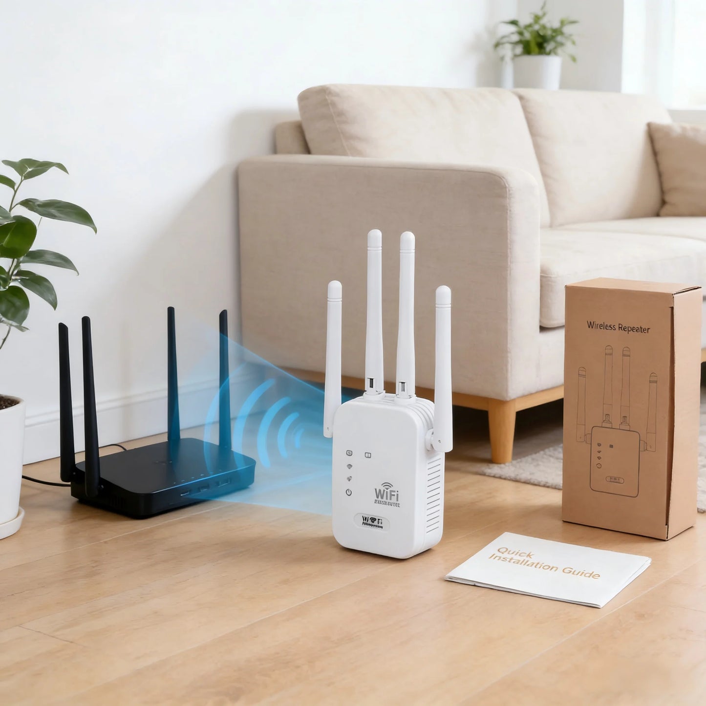 300Mbps Wireless WiFi Repeater 2.4G Signal Router 802.11N Long Range Wireless WiFi Extender Amplifier WIFI Booster