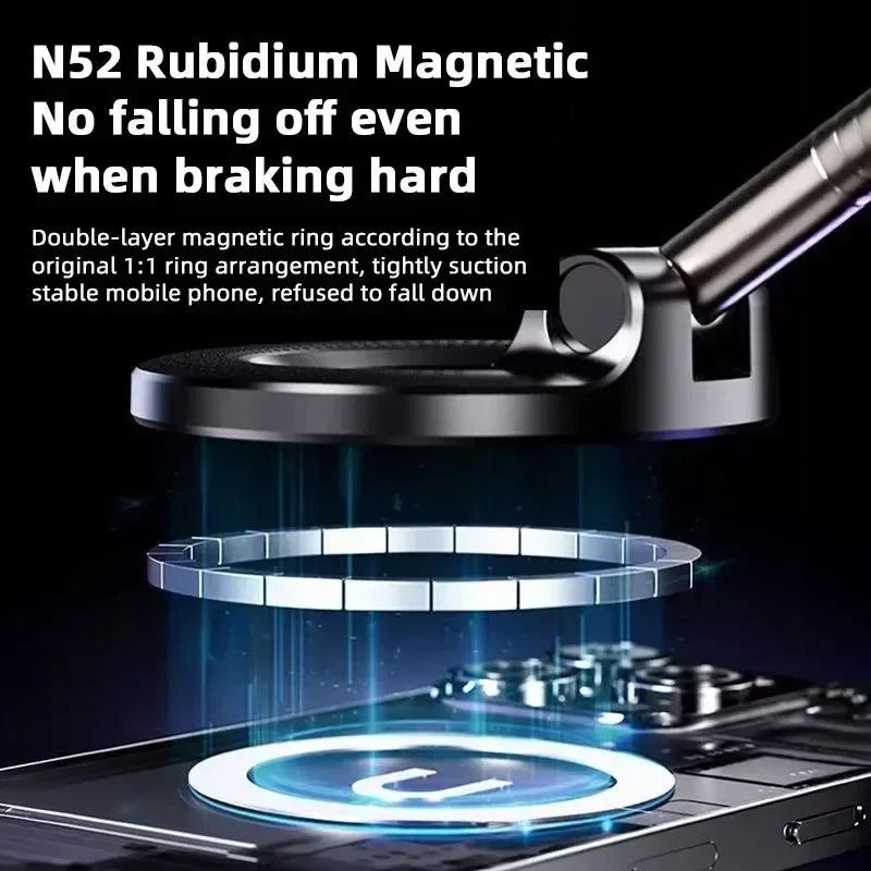 New foldable vacuum adsorption magnetic car phone holder 2025 suction cup dedicated navigation phone holder%#%#%#%#