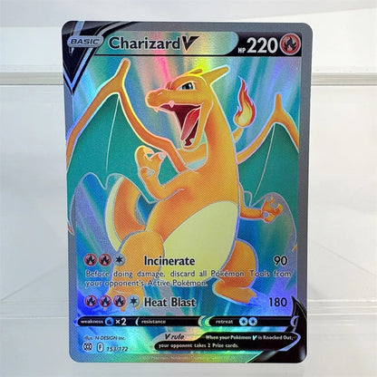 PKM Holographic Flash Proxy Cards Celebi Sylveon Vmax Calyrex Leafeon Charizard  PTCG PROXY Card The Best Gift for Collectors