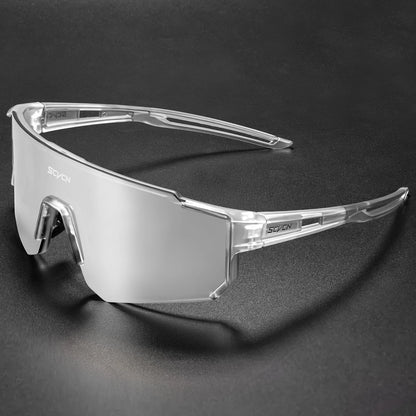 SCVCN Outdoor Cycling Sunglasses Men MTB Bike Glasses  Sports Mountain Climbing fishing Women Bicycle Cycling UV400 Goggles