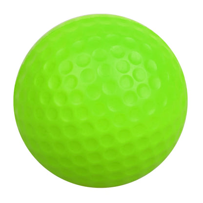 10Pcs Yellow PU Foam Golf Balls Sponge Elastic Indoor Outdoor Practice Training