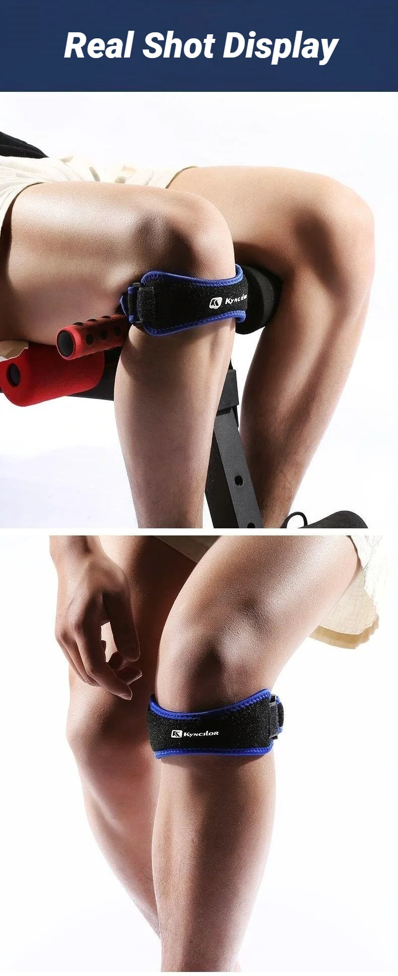 Patella Band Protection Kneecap Knee Tendon Support Strape Brace Adjustable Absorption Compression Pad Basketball