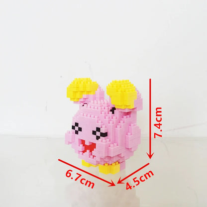 75 Style Building Blocks Assembly Anime Picachu Charizard Doll Blastoise Bulbasaur Gengar Bricks Figures Toy for Kid Gift