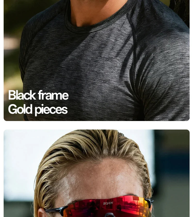 SCVCN Photochromic Cycling Glasses Man Bicycle Eyewear Cycling Running Women Bike UV400 Goggles Outdoor Sports Sunglasses