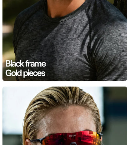SCVCN Photochromic Cycling Glasses Man Bicycle Eyewear Cycling Running Women Bike UV400 Goggles Outdoor Sports Sunglasses