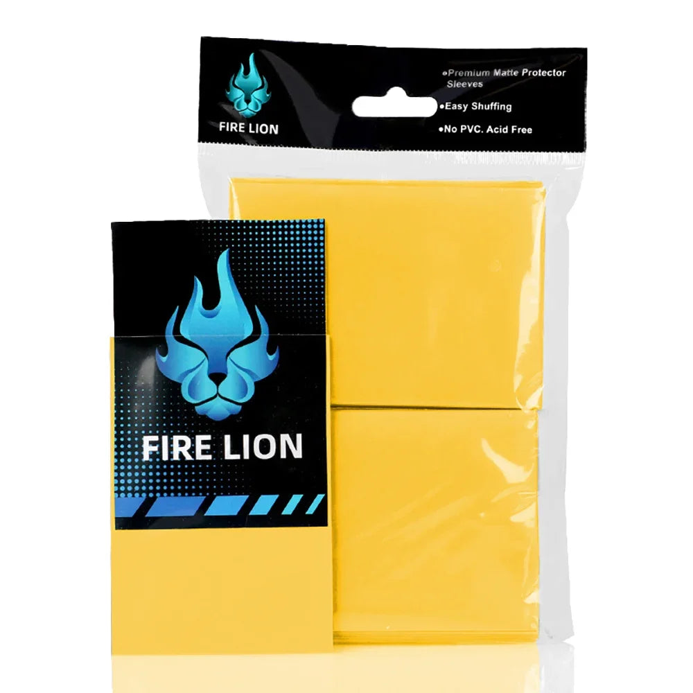 62x89mm 100PCS/Set Solid Matte Trading Card Sleeves Top Loading Japanese Size Card Protector for YGO