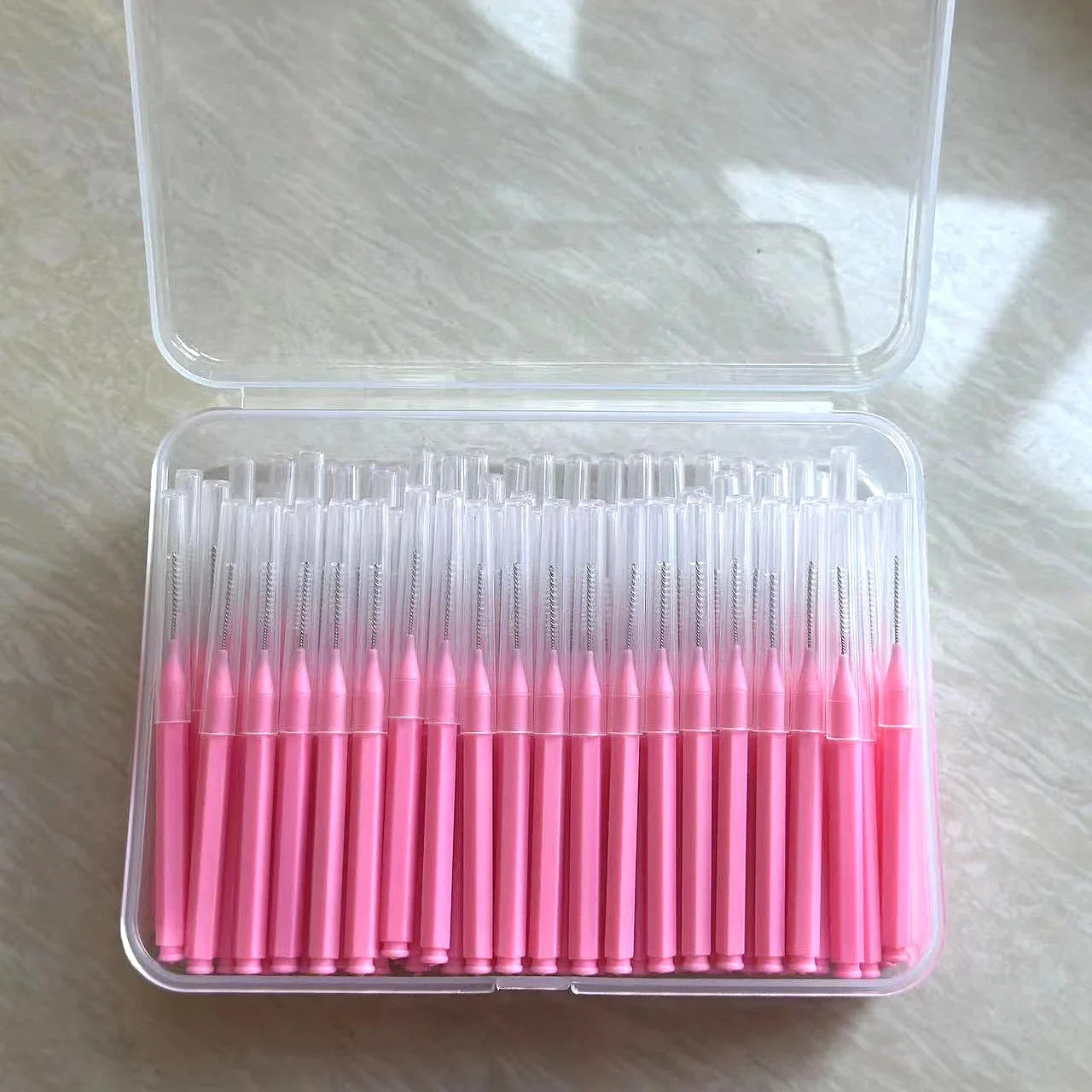100Pcs/box Interdental Brushes Health Care Tooth Escova Interdental Cleaners Orthodontic Dental Teeth Brush Oral Hygiene Tool