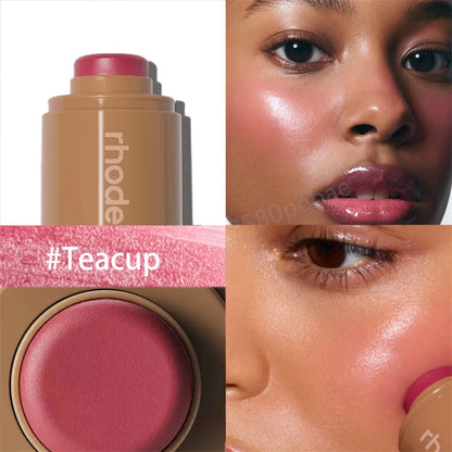 Rhodeskin Contour Stick Waterproof Bronzer Natural Finish Nose & Jawline Contouring Pocket Gift for Women Daily Party Makeup