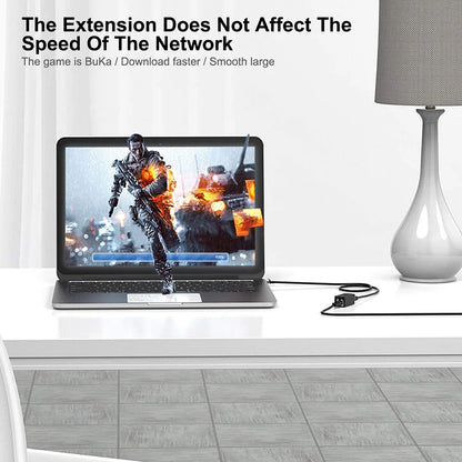 Ethernet Cable Extender,RJ45 cat 5 cat 6 cat6a Coupler, Extender Connector - Ethernet Coupler Female to Female