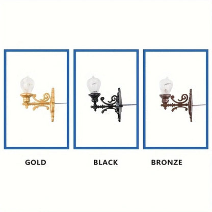 1Pc Model Wall Lamp Moss Micro Landscape Decoration Lamp Architectural Sand Table Model Wall Lamp Material