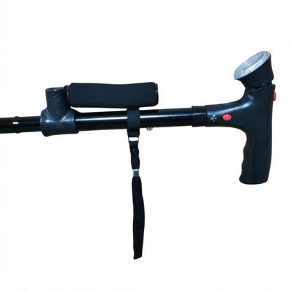 Collapsible Telescopic Folding Cane Elder Cane LED With alarm Walking Trusty Sticks Elder Crutches for Mothers the Elder Fathers
