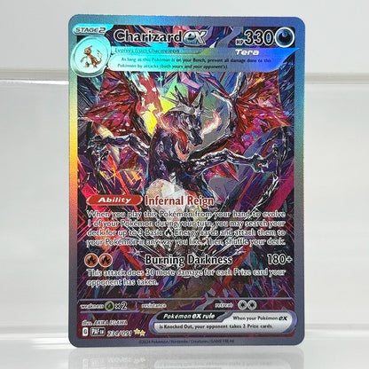 PKM Holographic PROXY Cards Scarlet-Violet Series Latias EX Pikachu EX Alolan Exeggutor PTCG Game Collection Cards Game Toys