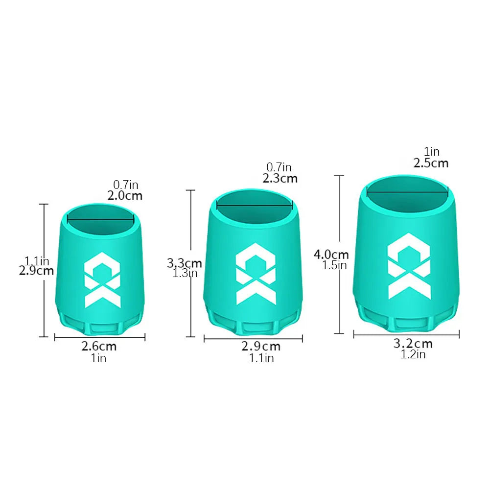 Silicone Fishing Rod Handle Cap,Fishing Rod Tail End Plug Anti-Slip,Comfortable Grip,Universal Outdoor Angling Gear Accessory,