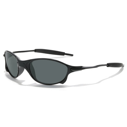 Men And Women Trendy Cycling Sunglasses Metal Shades With UV Protection for Outdoor Sports, Running, Hiking, Driving Travel