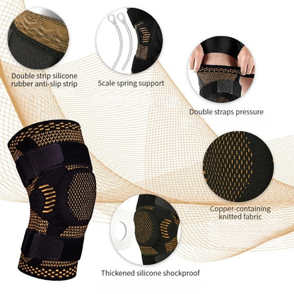 LOOGDEEL Sport Kneepad Patella Gel Knee Support Compression Sleeve Knee Pain Meniscus Tear Injury Recovery With Side Stabilizers