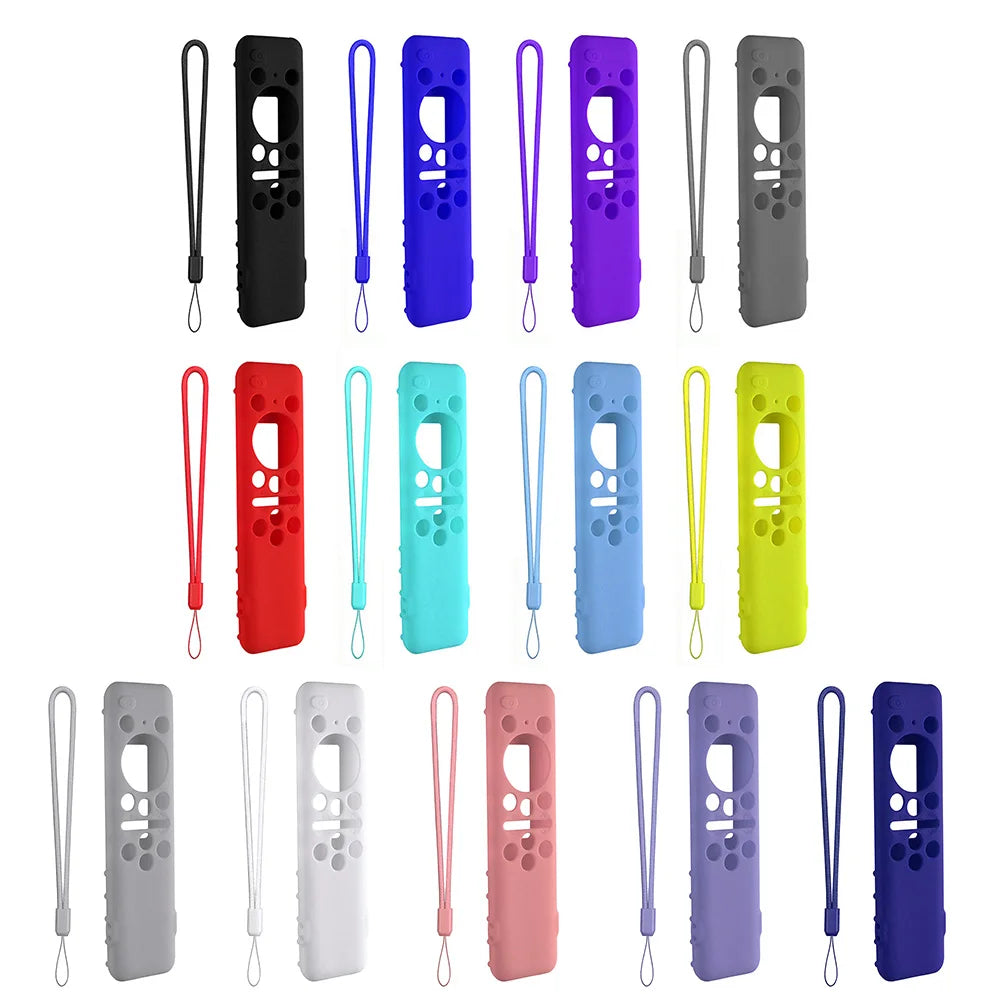 For Samsung BN59-01432A 01432B Remote Control Silicone Protective Case Shockproof Anti-Slip Smart TV Soft Sleeve with Lanyard