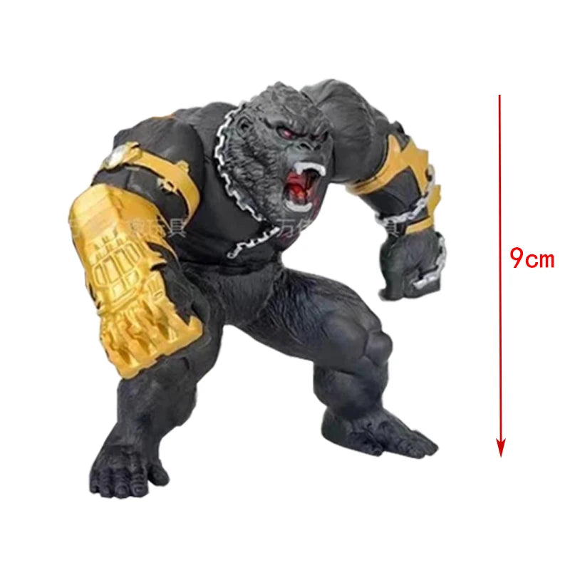 9cm aGodzilla vs King Konged 2 The New Empire The Rise of Roaring Robot Arm King Kong and Roaring Chain King Kong Figure