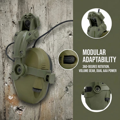 Active Helmet Mounted Earmuffs For Shooting Electronic Hearing Protection Ear Protect Noise Reduction Active Hunting Headphone