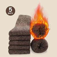 5 Pairs Brown