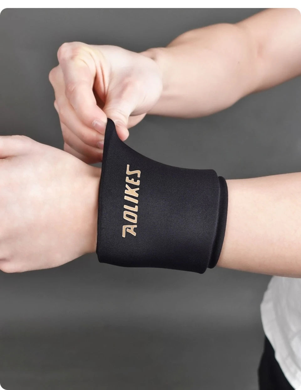 AOLIKES 1PCS Hot and Cold Relief Gel Knee Sleeve,Heat or Ice Therapy for Knee Relief,Contoured Hydrogel Design for Comfort