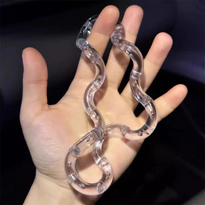 Deformable Rope Fidget Toy Deformation Rope Knot Pressure Stress Relief Toys Rrainbow Color Anti Stress Deformable Rope Best Toy