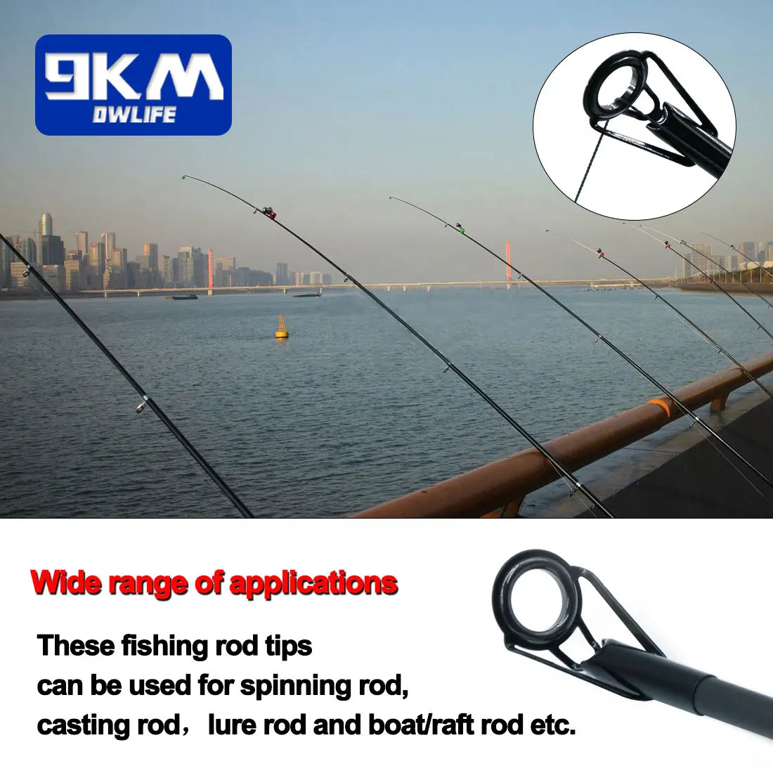 Fishing Rod Guide Tip Repair Kit Set 24~230Pcs Rod Building Guide Stainless Steel Ceramic Ring Saltwater Freshwater Fishing Box