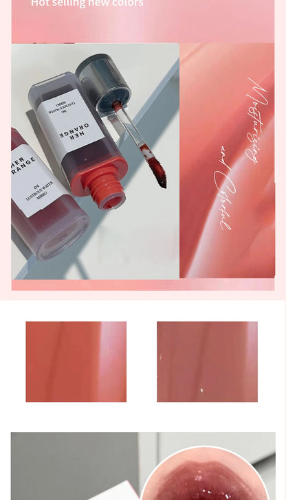 HERORANGE Crystal Gloss Lip Lacquer: Long-Lasting Hydration, Non-Sticky Formula with Glass-Like Shine at an Affordable Price