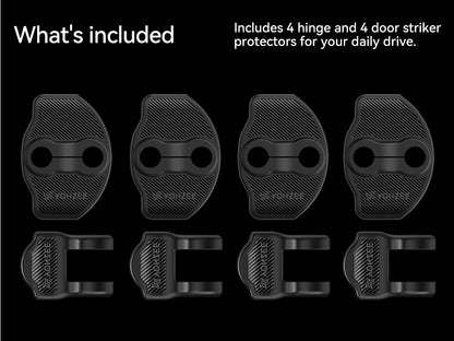 YZ For Tesla Model 3 Y YL Highland Juniper Car Door Lock Cover Protection Absorbing Pad Anti-Collision 2026 Car Accessories