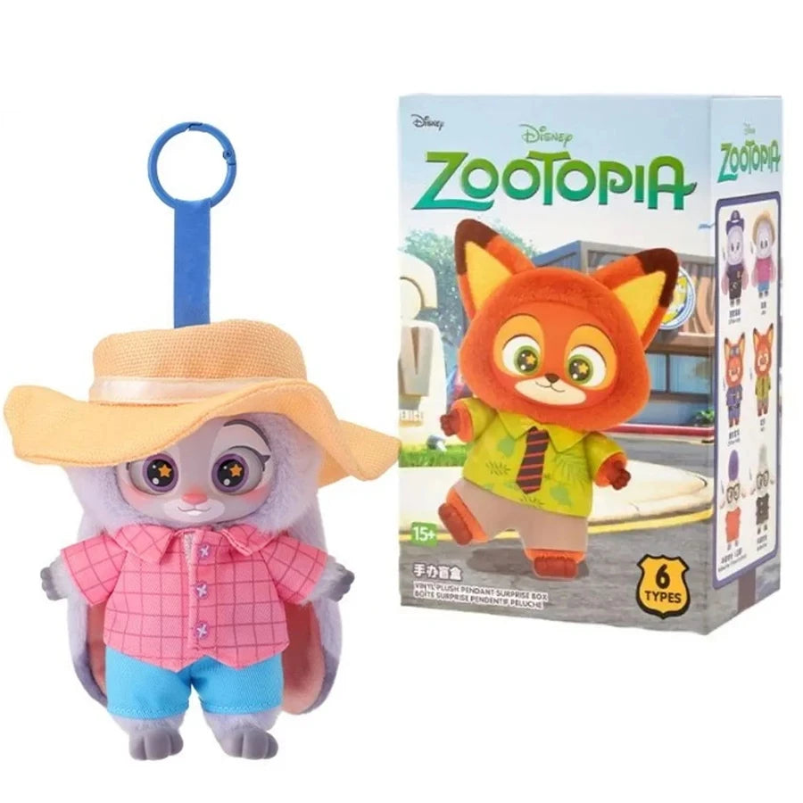 Original Zootopia2 Blind Box Nick Judy Action Figure Plush Vinyl Doll Mystery Surprise Box Anime Figures Cartoon Collection Toy