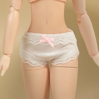 Blyth Panties Cute Lace Leggings White Pants for Ymy Licca Azones Ob22 24 27 Doll Accessories