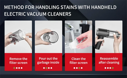 Hot-selling portable wireless mini car vacuum cleaner multifunctional hand-held rechargeable vacuum cleaner car home two-in-one
