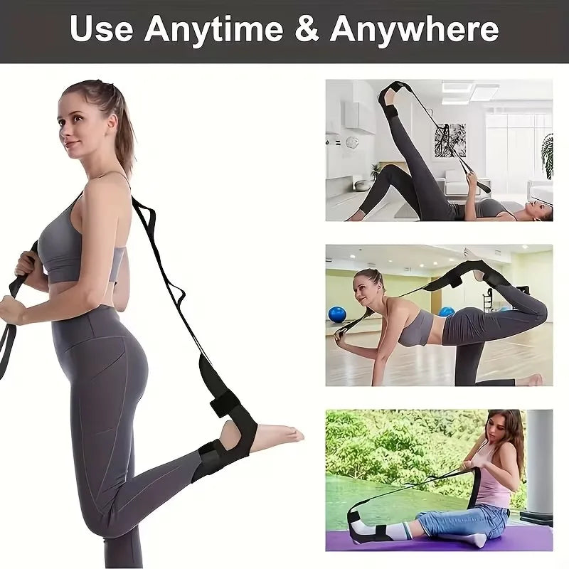 Yoga Leg and Foot Stretching Band - Durable Oxford Fabric, Ideal for Pilates & Yoga, Universal Use,Stretching Aid Flexible Fabri