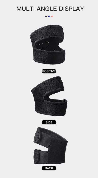 1PC Pressurized Knee Wrap Sleeve Support Bandage Pad Elastic Braces Knee Hole Kneepad Safety Basketball Tennis Cycling
