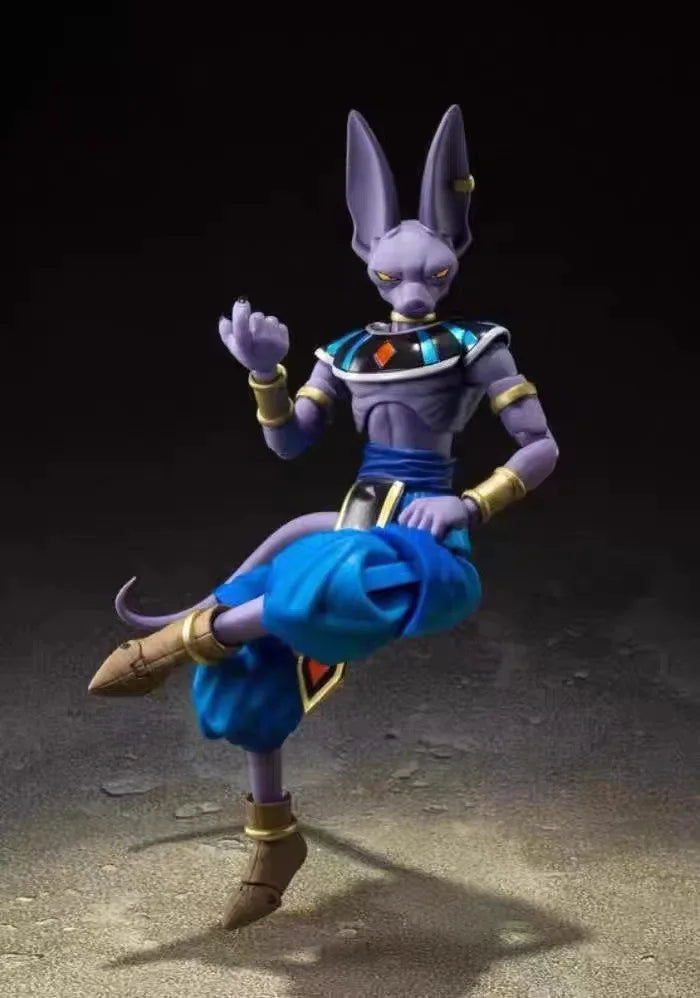 Hot Anime Figure Shf Dragon Ball Z Beerus Super God of Destruction Action Figures PVC Collection Model Toy For Children Gift