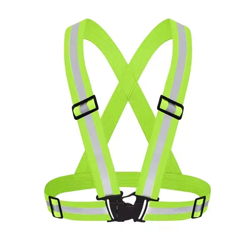 Reflective Safety Vest - High Visibility Vest Adjustable Straps for Outdoor Jogging, Cycling, Walking and Riding