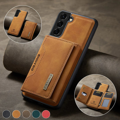 DG.MING Magnetic Detachable PU Leather Wallet Case for Samsung Galaxy S23 Ultra S22 S21 S20 FE A52 A52S A12 A54 A14 Note20 Ultra