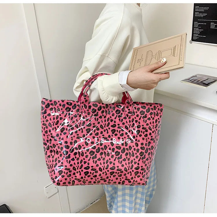 Leopard Print Women's Handbag Summer New Large-capacity Fashionable Tote Bag Fashionable Handbag Bags for Women Designer Bags