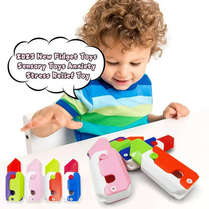 Mini Gravity Printing 1911 Children'S Toy Guns Model Fidget Toy for Kids Adults Stress Relief Toy Children Decompression Gift