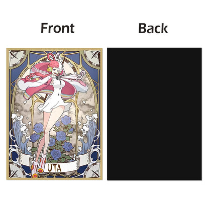 60PCS 67x92mm Holographic  Anime One Piece  Nami /Robin /Yamato /Uta Card Sleeves Board Game Trading Card Protector for PKM/OPCG