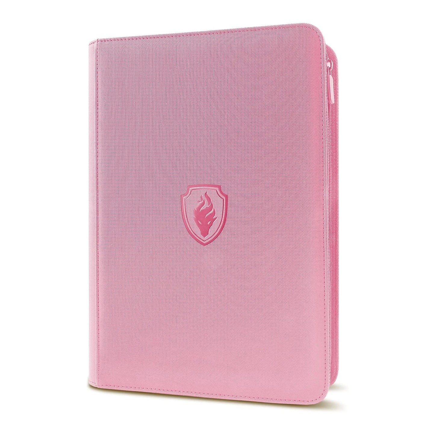 9 Pocket Zipper Card Binder, 360 Trading Card Holder Book, Premium PU Cover Zip Binder for Cards, Durable Side Loading Card