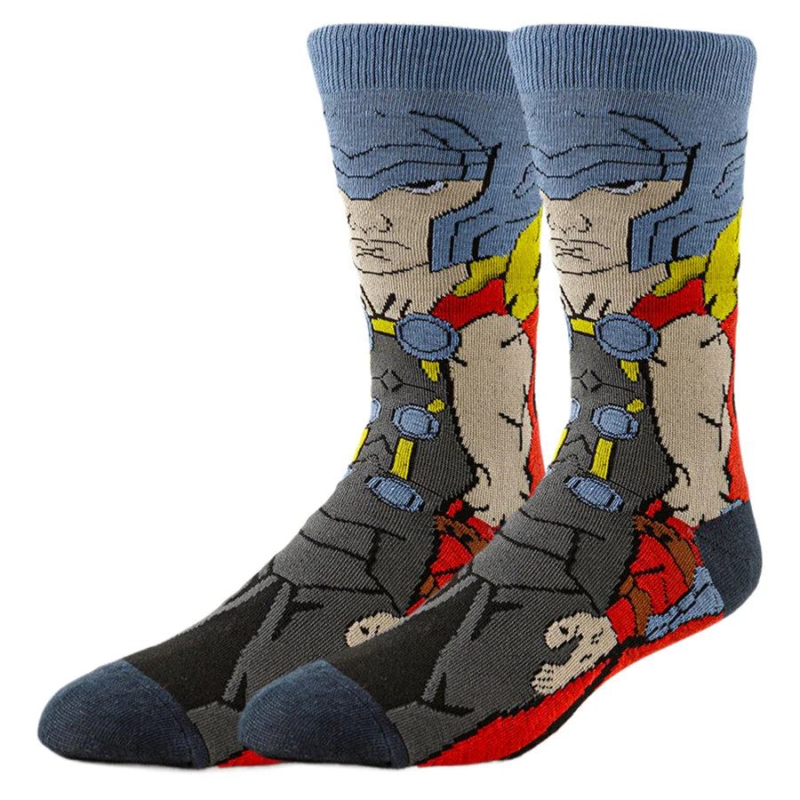 1/5/6/10/20pairs BEAST KINGDOM Novelty Casual Cartoon Anime Socks Men Women Hip Hop Street Fashion Funny Crew Socks