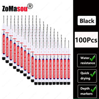 20mm Black 100pcs 1