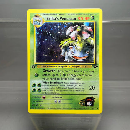 PKM Holographic Single Proxy Cards Lugia Charizard Venusaur Foil Game Collection Cards PTCG Kids Toys