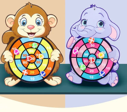 Educational Games Dart Board Baby Toy Stickey Ball Dart Indoor Sports Child Montessori Games for Children 3 to 7 Years